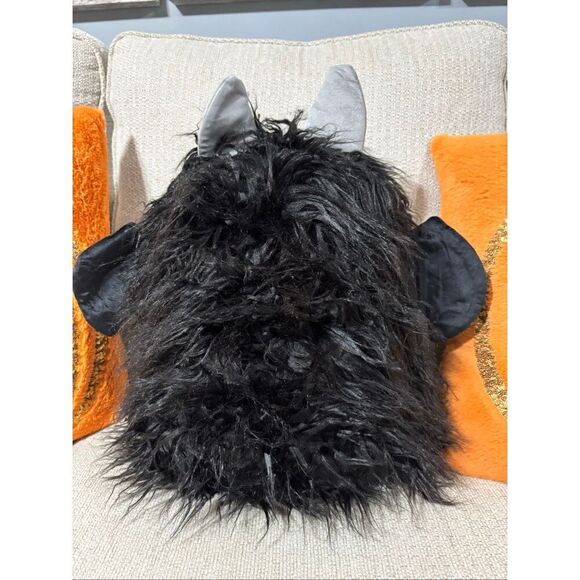 Black bat monster Halloween pillow plushie Halloween decor - Picture 5 of 9